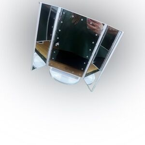 Tri-Fold LED Vanity Mirror